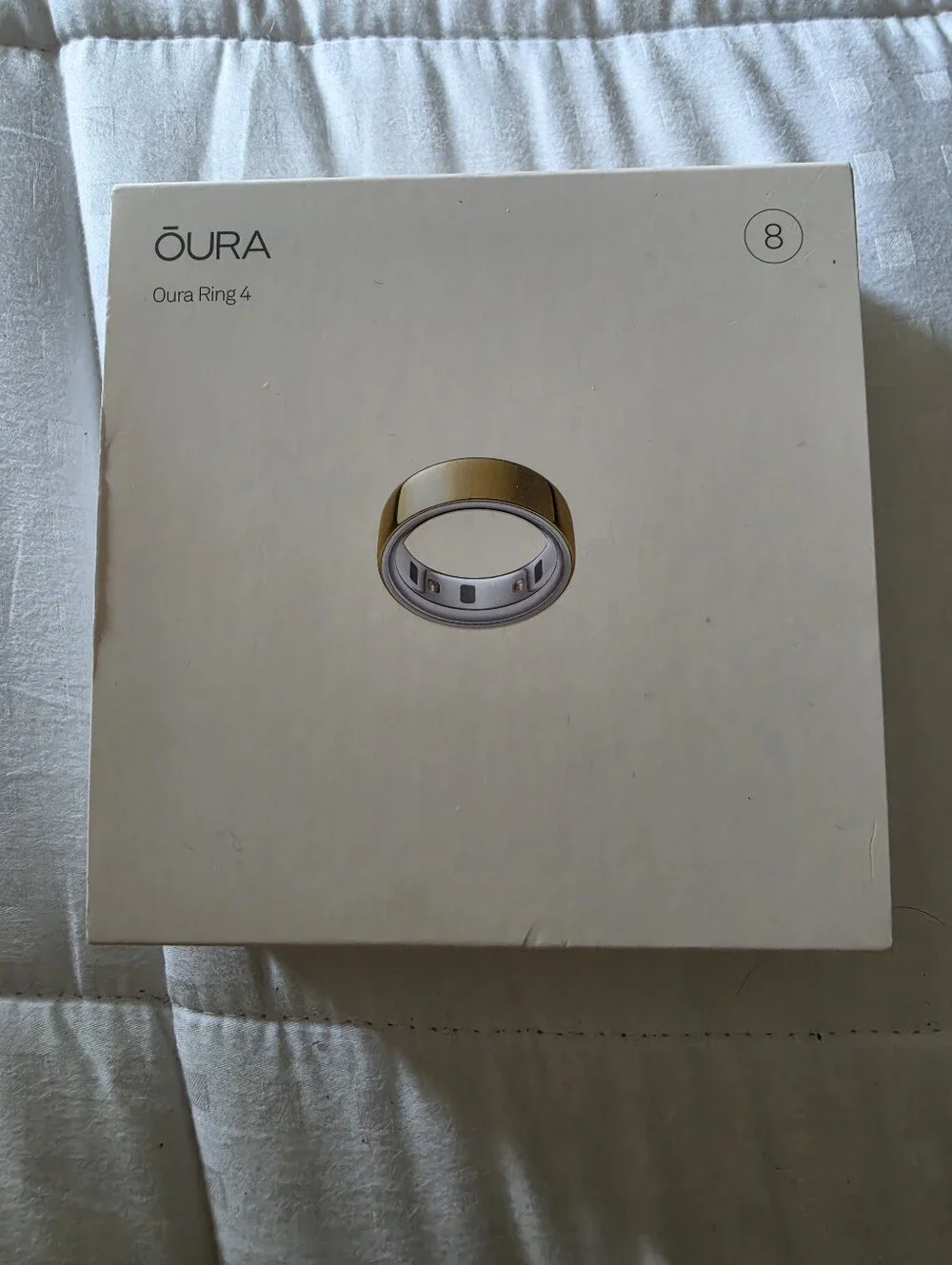 Oura SEALED! NIB! The Oura Ring 4 in Gold. Sz 8. R2S!